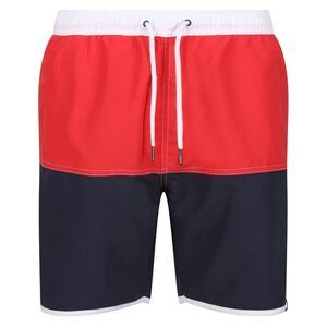 Regatta Mens Benicio Swim Shorts / Roccoco Red/Navy
